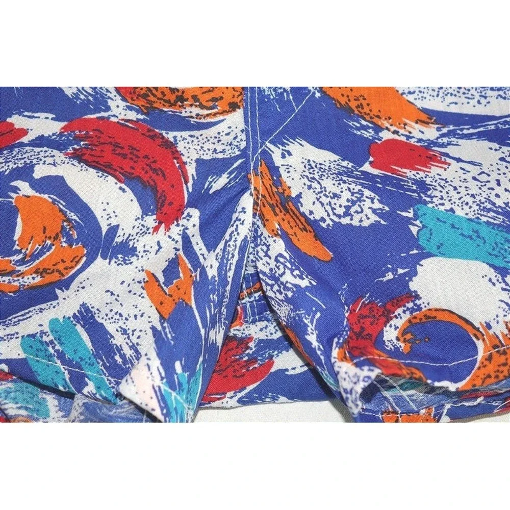 Mervyns‎ Boxer Shorts Mens Large Multicolor Vintage Deadstock Abstract Swirl